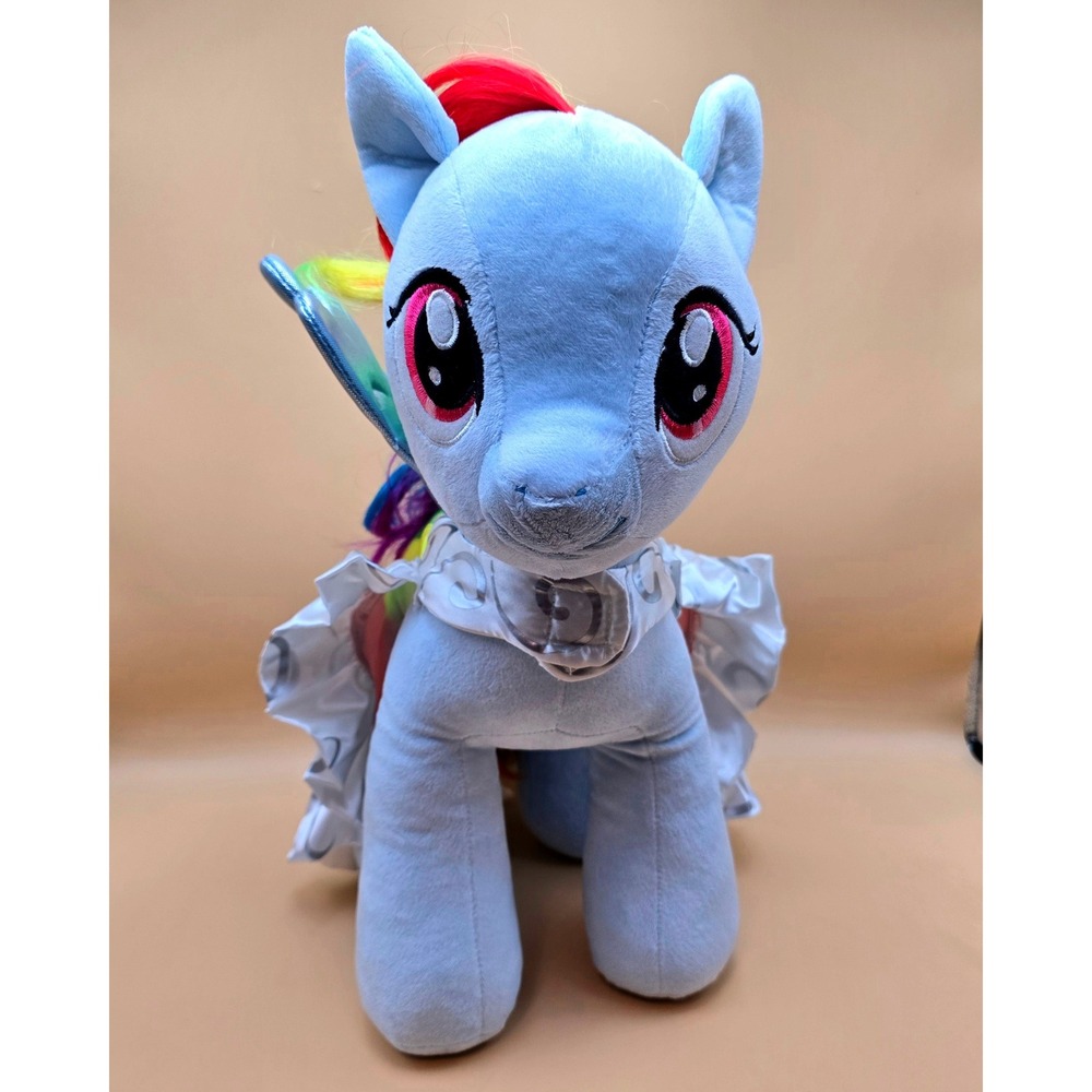 Build-A-Bear My Little Pony Rainbow Dash Plush 15 inch with Rainbow Dress‎ Wings - Picture 15 of 16